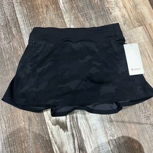 lululemon athletica Camo Black Skort